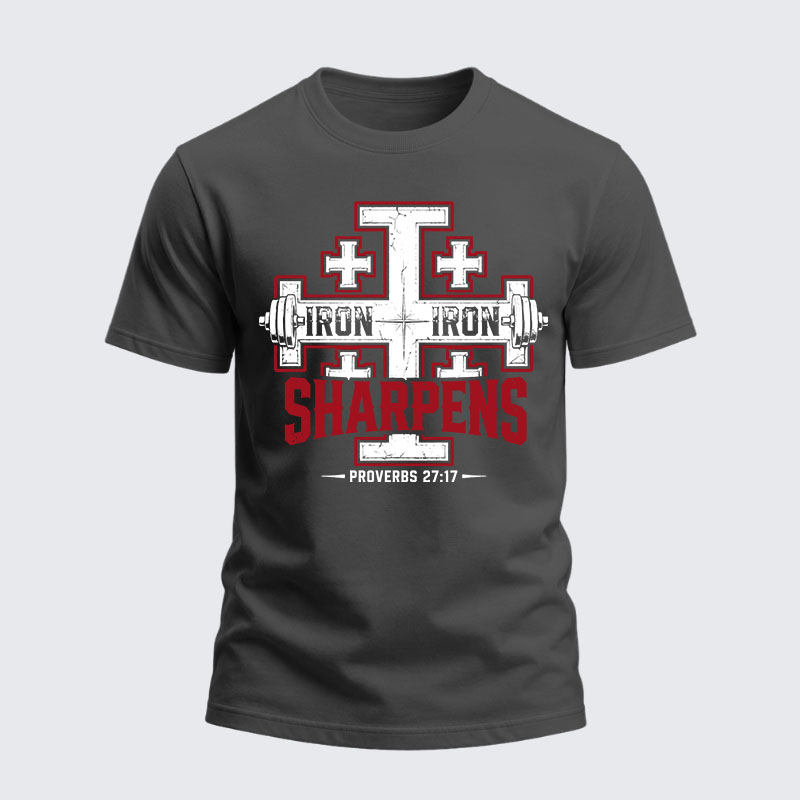 Heavyweight Cotton Tee - Iron Sharpens Iron