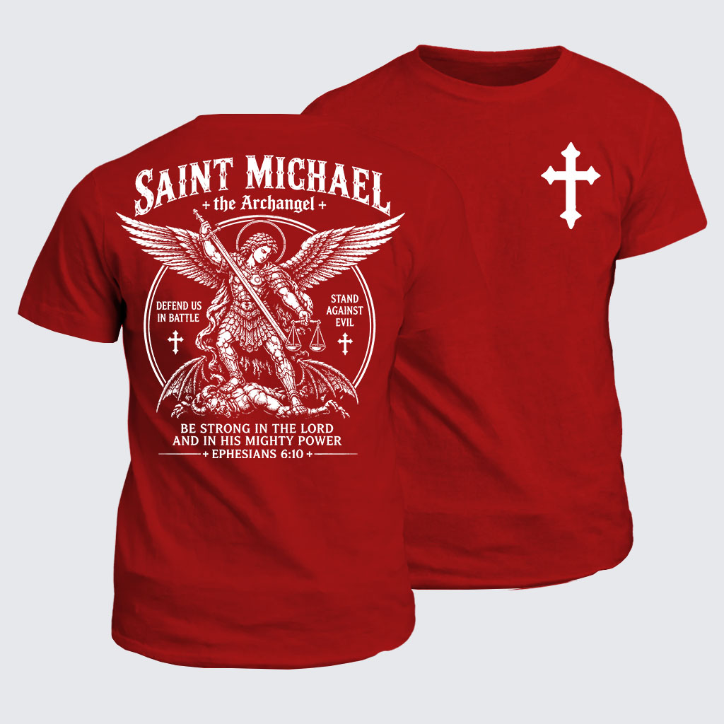 Classic Cotton Tee - Saint Michael The Archangel