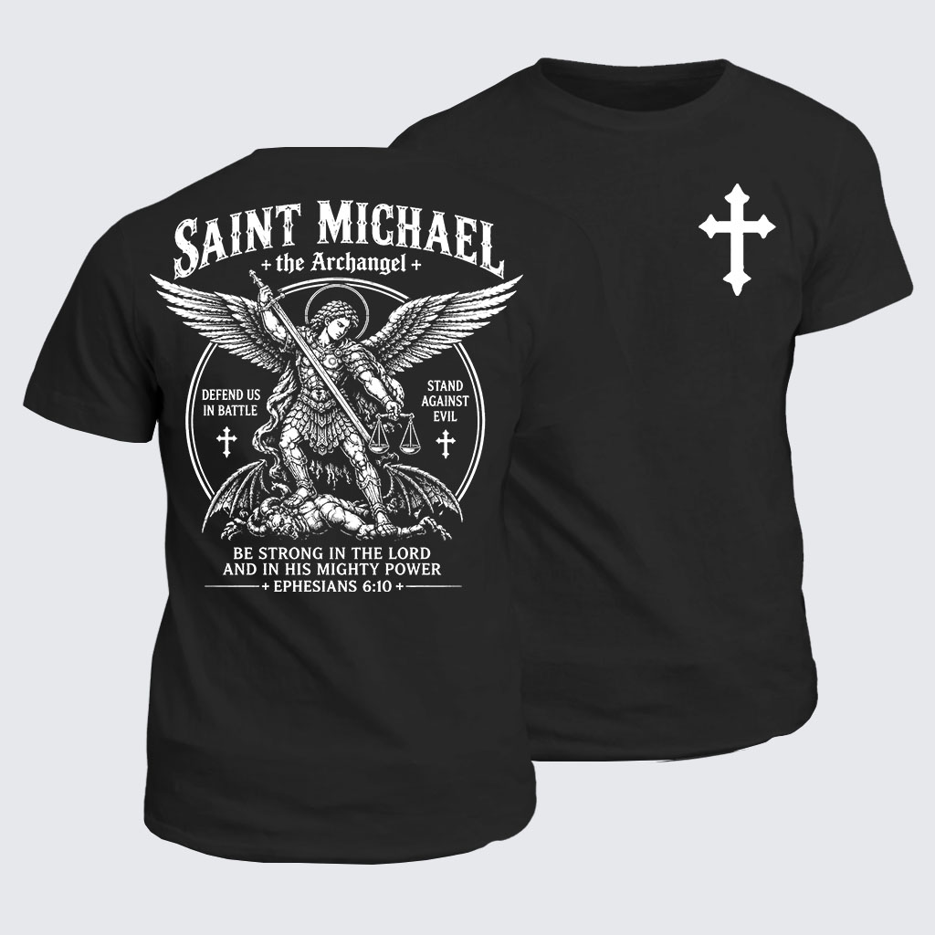 Classic Cotton Tee - Saint Michael The Archangel