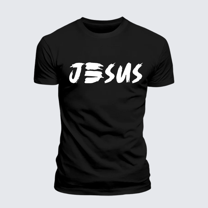 Jesus God Christian Premium Mercerized Cotton Tee