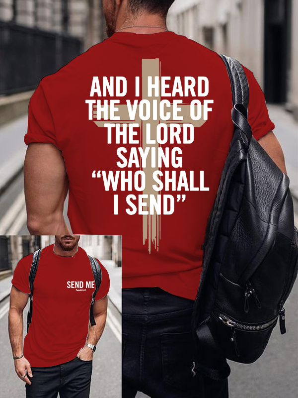 Send Me Jesus God Christian Cotton T-Shirt