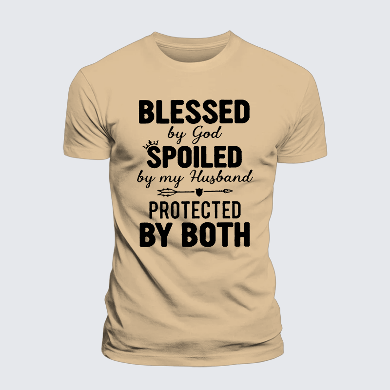God Bless Jesus God Christian Premium Mercerized Cotton Tee