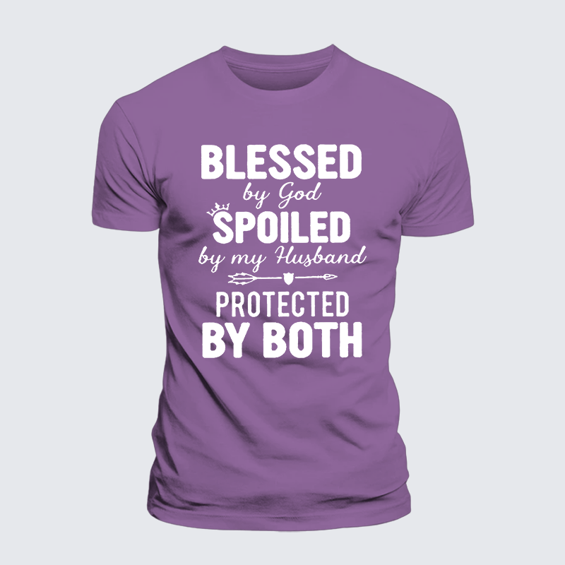 God Bless Jesus God Christian Premium Mercerized Cotton Tee