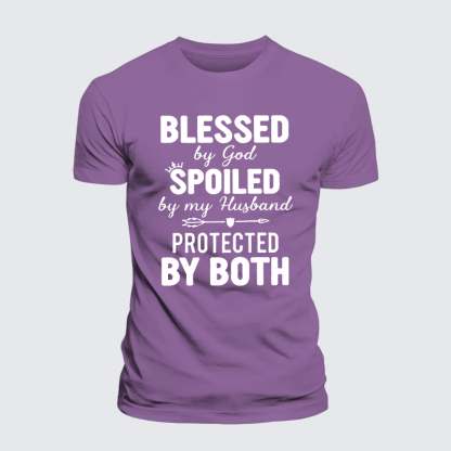 God Bless Jesus God Christian Premium Mercerized Cotton Tee