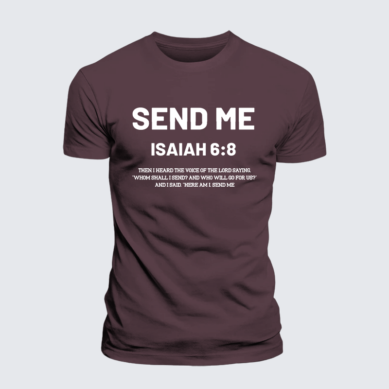 Send Me Jesus God Christian Premium Mercerized Cotton Tee