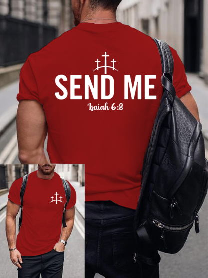 Send Me Jesus God Christian Cotton T-Shirt