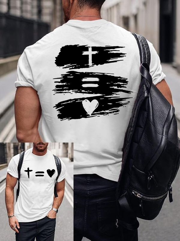 Jesus is Love Jesus God Christian Cotton T-Shirt