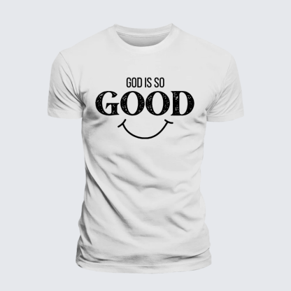 God Is So Good Jesus God Christian Premium Mercerized Cotton Tee