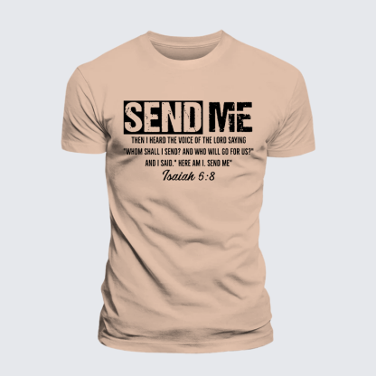 Send Me Jesus God Christian Premium Mercerized Cotton Tee