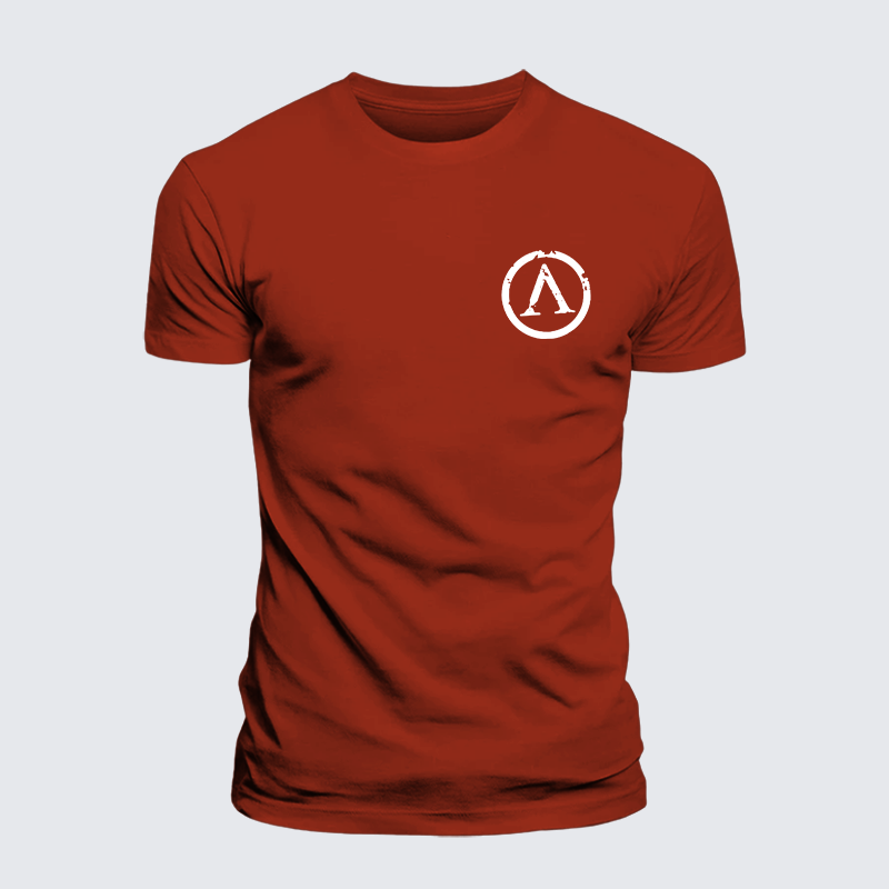 Spartan Icon Graphic Jesus God Christian Premium Mercerized Cotton Tee