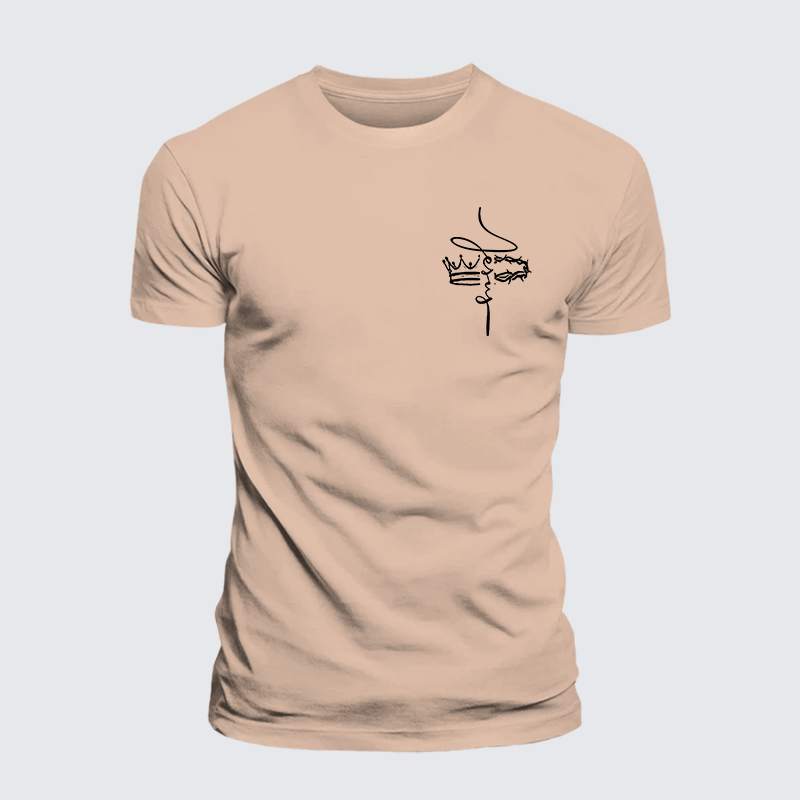 Jesus God Christian Premium Mercerized Cotton Tee