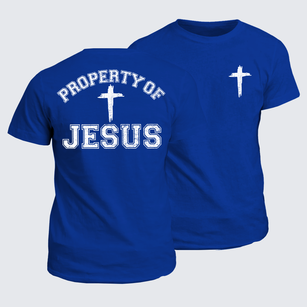 Property of Jesus Jesus God Christian Cotton T-Shirt