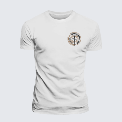 Iron Sharpens Iron - Proverbs 27:17 Jesus God Christian Cotton T-Shirt