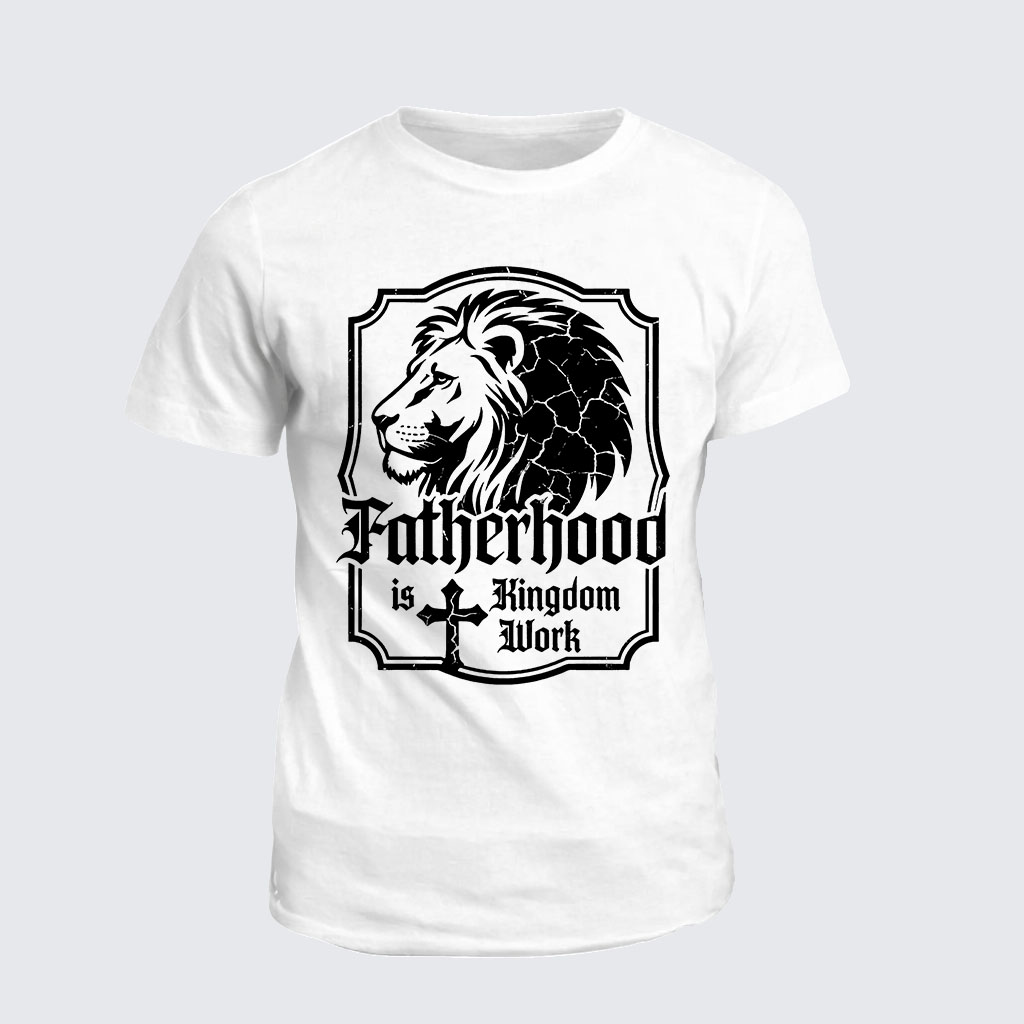 Fatherhood Jesus God Christian Cotton T-Shirt