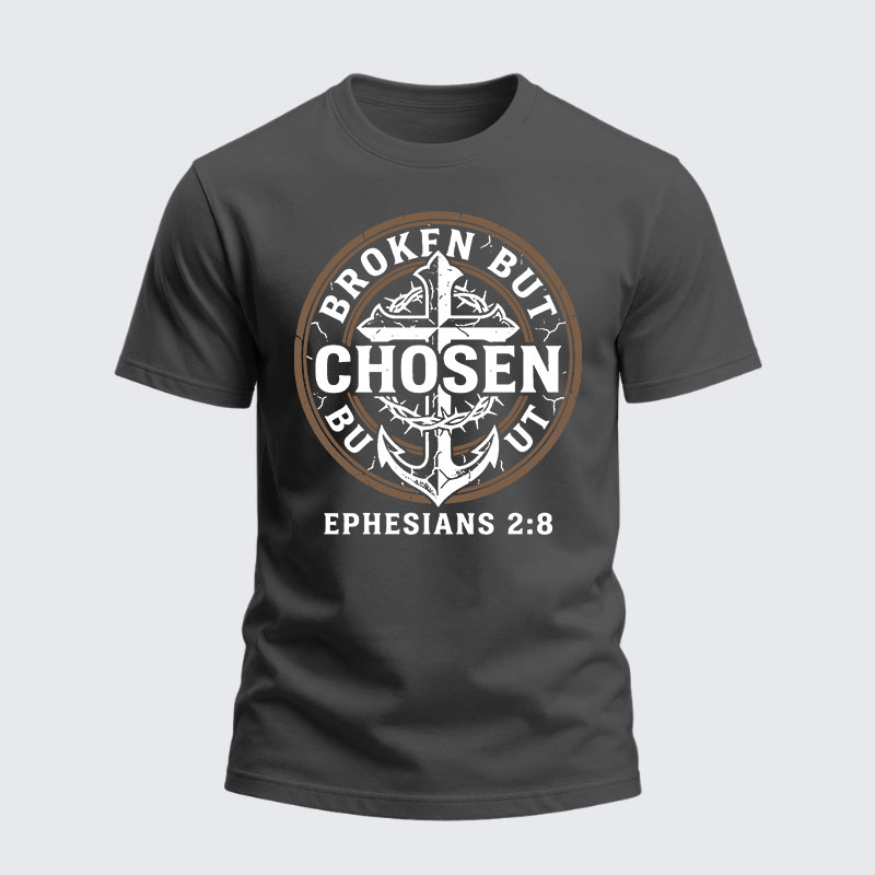 Heavyweight Cotton Tee - Broken But Chosen
