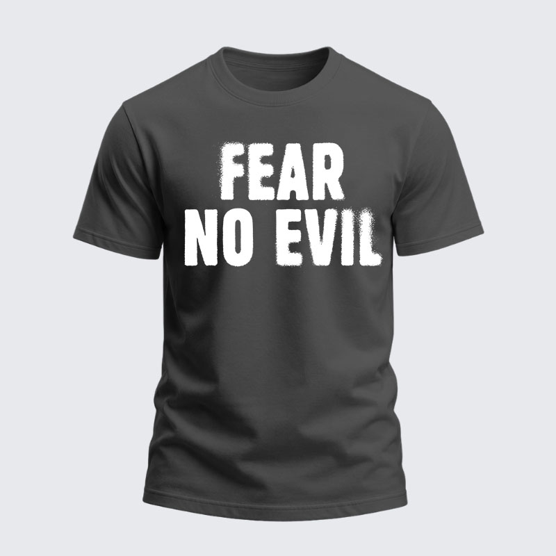 Heavyweight Cotton Tee - Fear No Evil