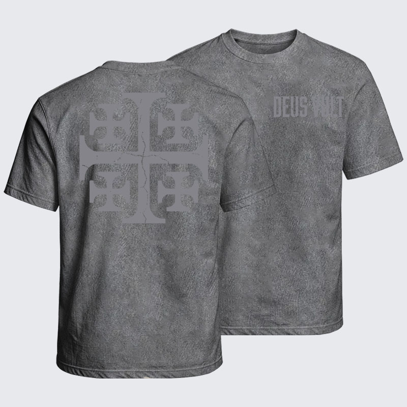Washed T-Shirt - Deus Vult