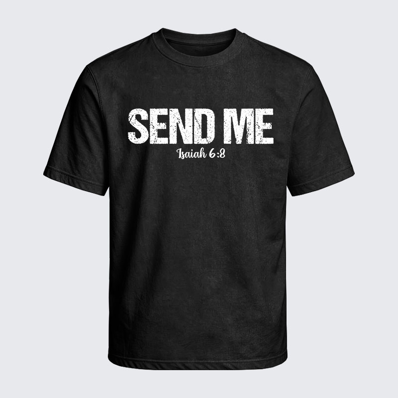 Washed T-Shirt - Isaiah 6:8 - SEND ME