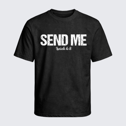 Washed T-Shirt - Isaiah 6:8 - SEND ME