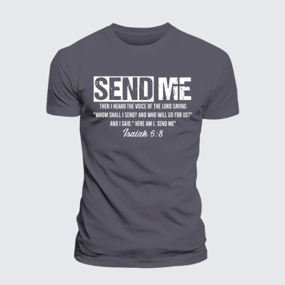 Send Me Jesus God Christian Premium Mercerized Cotton Tee