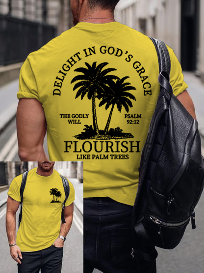 Delight in God's Grace Jesus God Christian Cotton T-Shirt