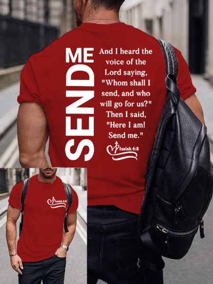 Send Me Jesus God Christian Cotton T-Shirt