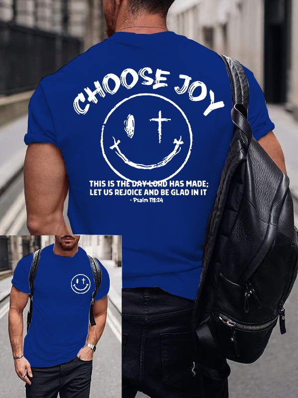Choose Joy  Christian Cotton T-Shirt