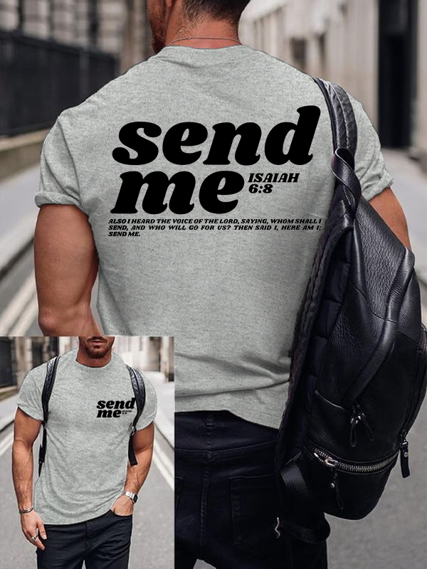 Send Me Jesus God Christian Cotton T-Shirt