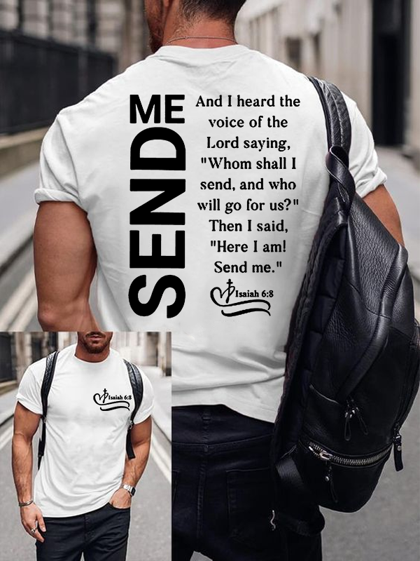 Send Me Jesus God Christian Cotton T-Shirt