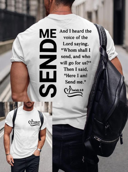 Send Me Jesus God Christian Cotton T-Shirt