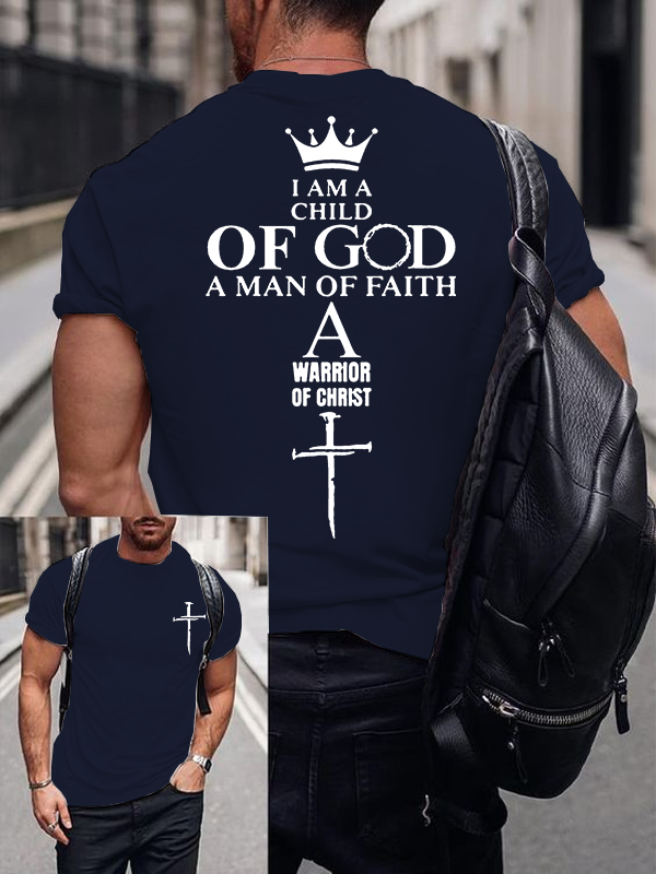Child Of God Jesus God Christian Cotton T-Shirt