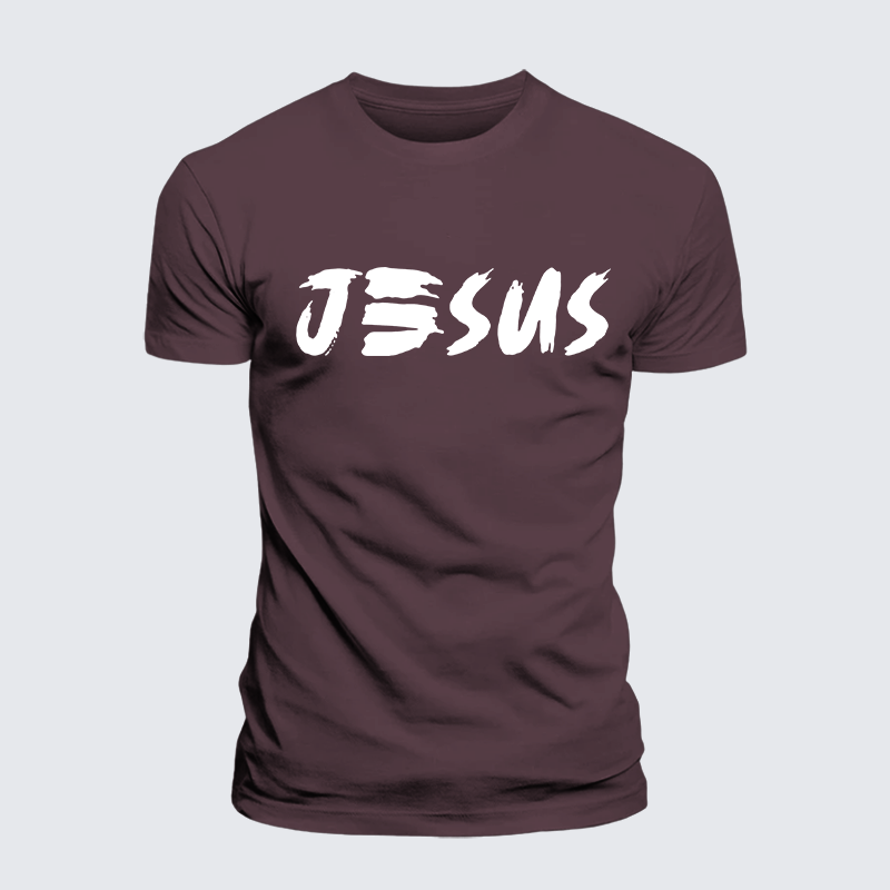 Jesus God Christian Premium Mercerized Cotton Tee