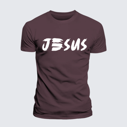Jesus God Christian Premium Mercerized Cotton Tee