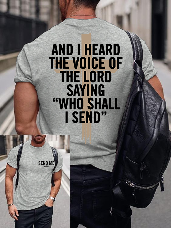 Send Me Jesus God Christian Cotton T-Shirt