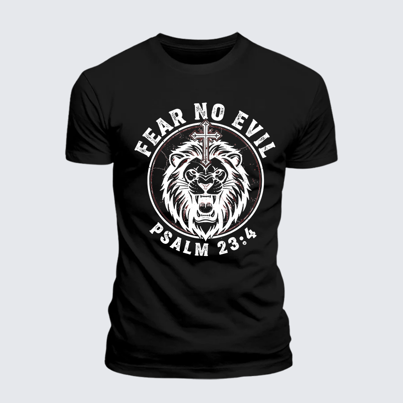 Man Of God Husband Dad Jesus God Christian Cotton T-Shirt