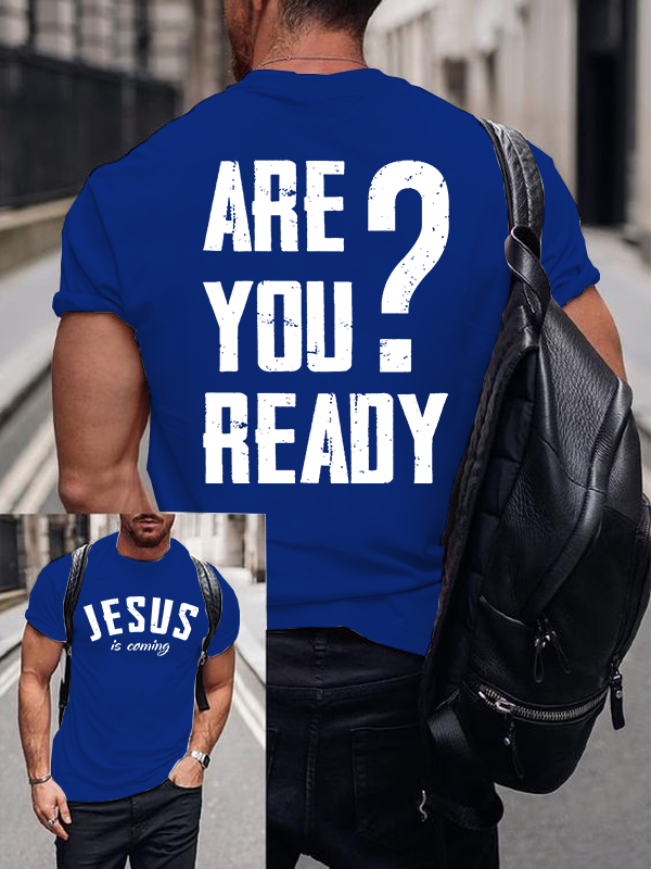 Jesus Is Coming Jesus God Christian Cotton T-Shirt