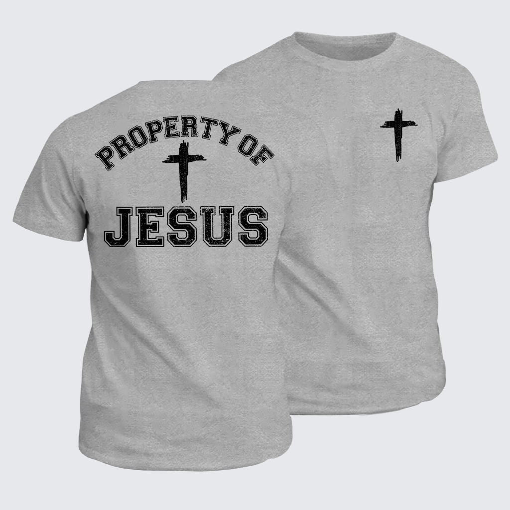 Property of Jesus Jesus God Christian Cotton T-Shirt
