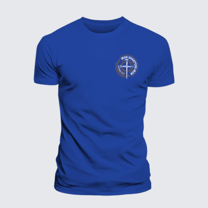 Iron Sharpens Iron - Proverbs 27:17 Jesus God Christian Cotton T-Shirt
