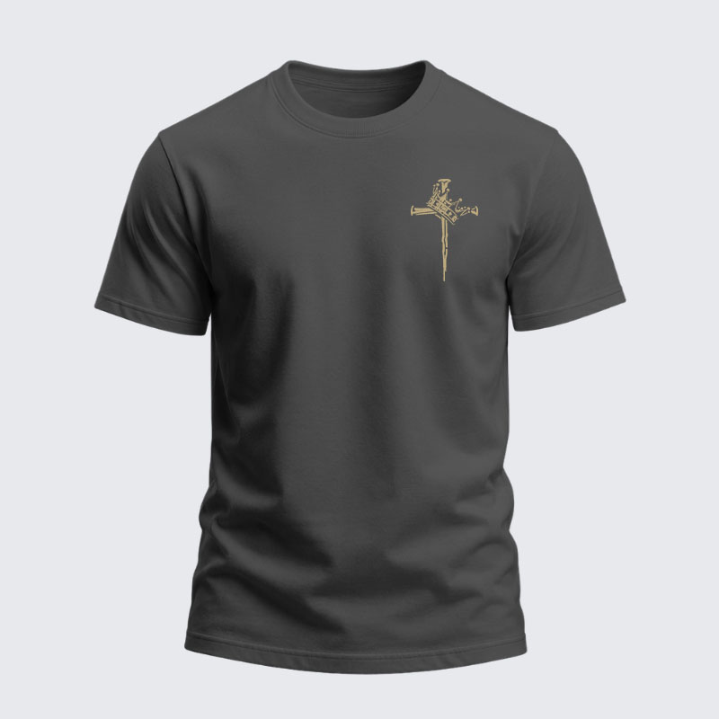 Heavyweight Cotton Tee -Cross Crown