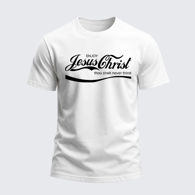 Heavyweight Cotton Tee - Enjoy Jesus