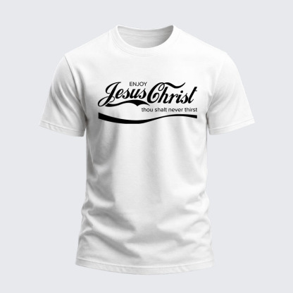 Heavyweight Cotton Tee - Enjoy Jesus