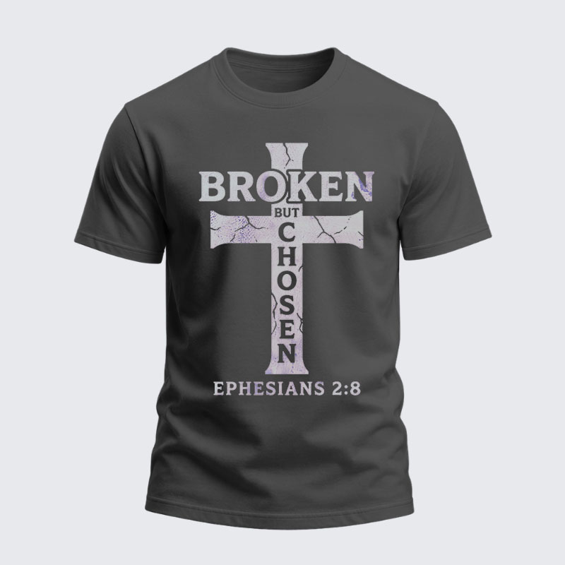 Heavyweight Cotton Tee - Broken But Chosen