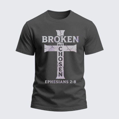 Heavyweight Cotton Tee - Broken But Chosen