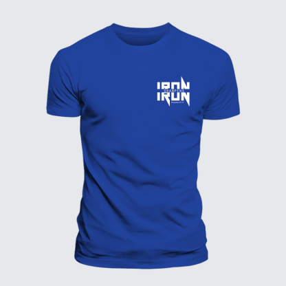 IRON SHARPENS IRON Proverbs 27:17 Jesus God Christian Cotton T-Shirt