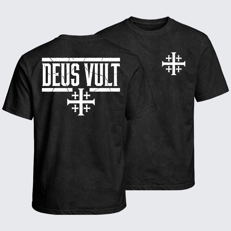 Washed T-Shirt - Deus Vult