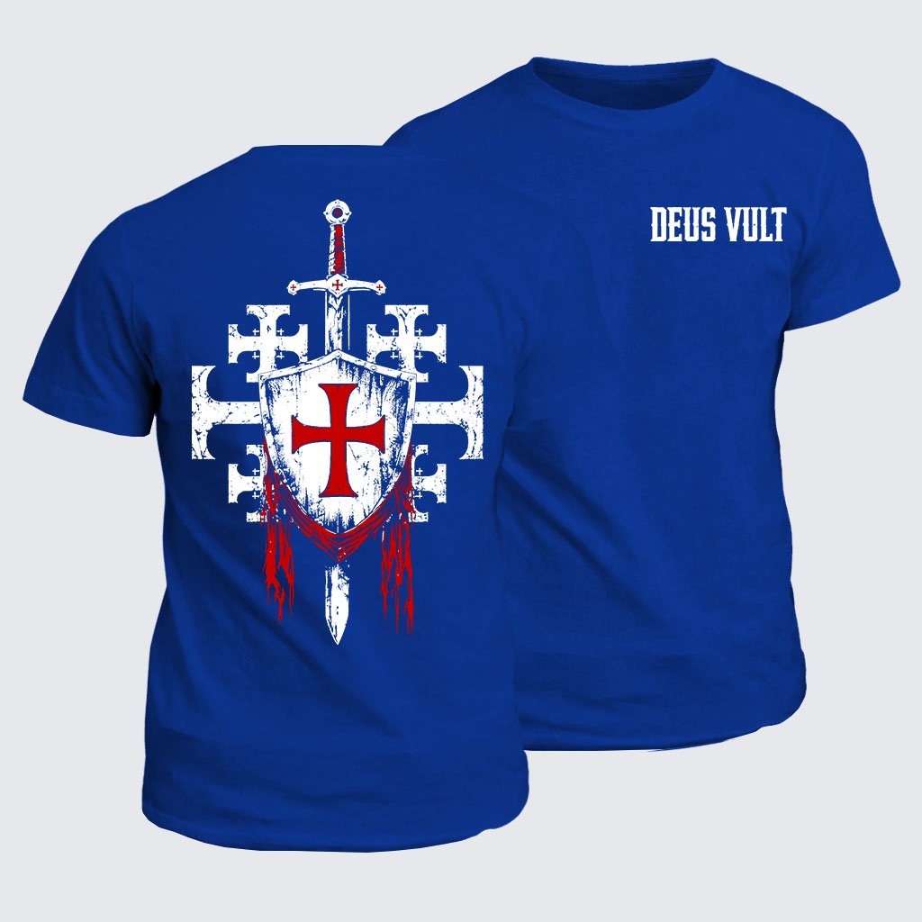 Classic Cotton Tee - Deus Vult: God Wills It