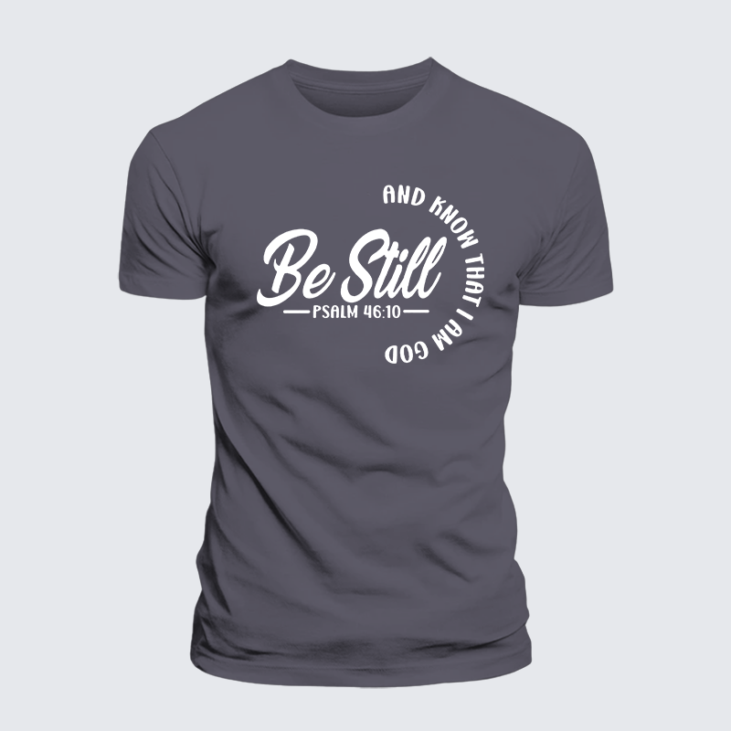 Man Of God Husband Dad Jesus God Christian Cotton T-Shirt