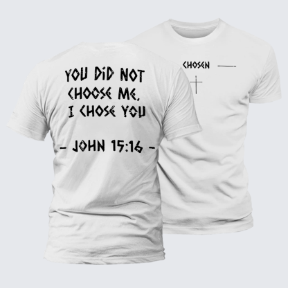 Chosen Jesus God Christian Premium Mercerized Cotton Tee