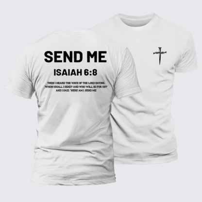 Send Me Jesus God Christian Premium Mercerized Cotton Tee