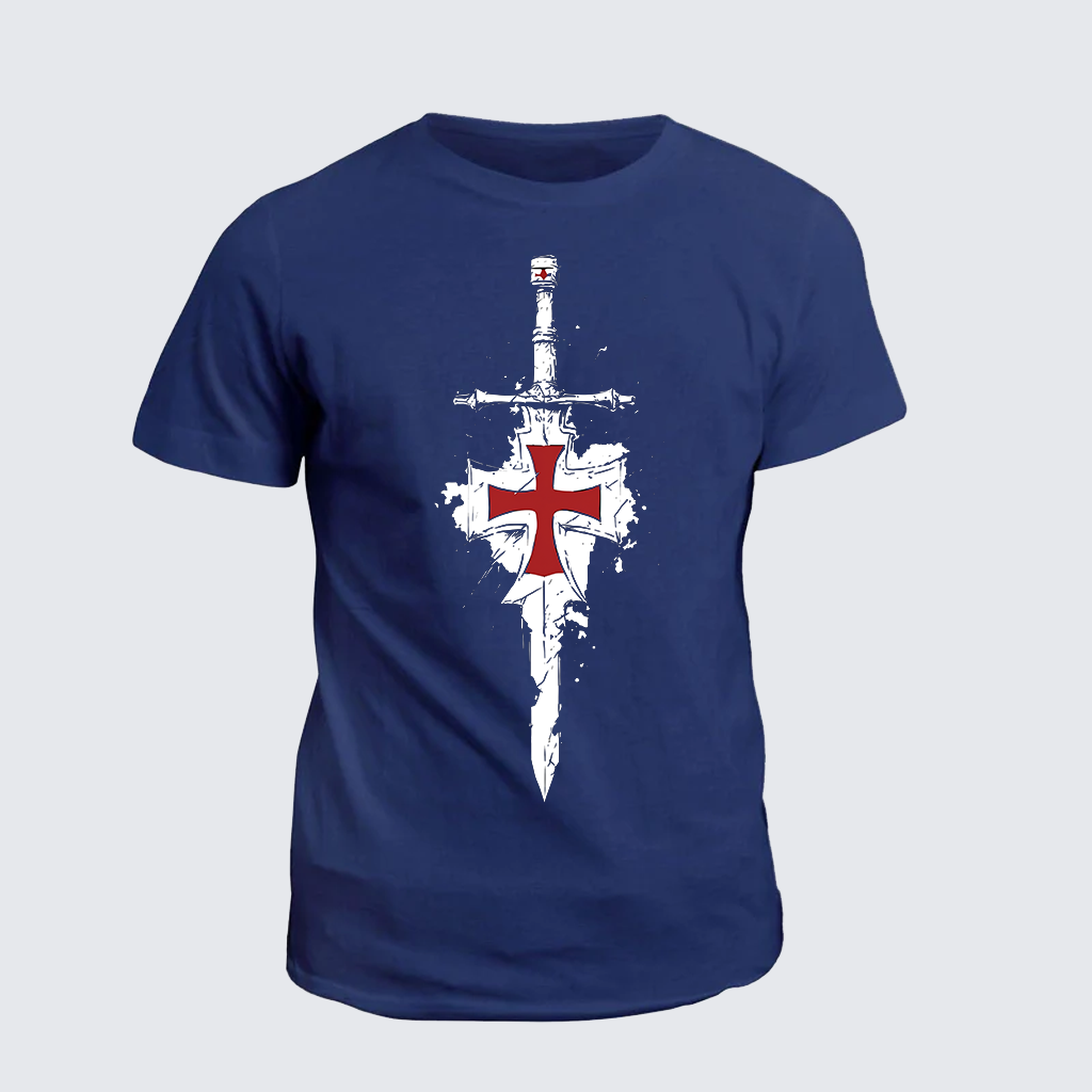 Holy Shield Jesus God Christian Cotton T-Shirt